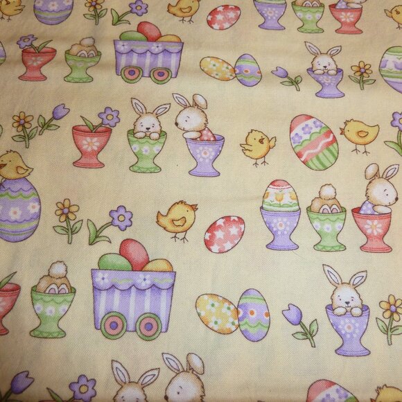 Easter-themed fabric - Picture 1 of 4